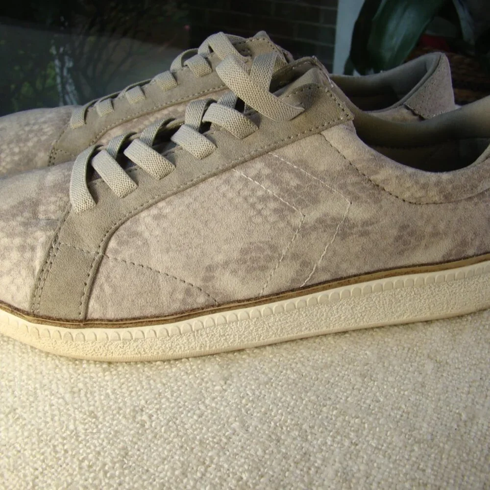 Dr. Scholls GREY SNAKE PRINT MICROFIBER seaside oxfords slip-on sneakers S 10.5 - Picture 4 of 8